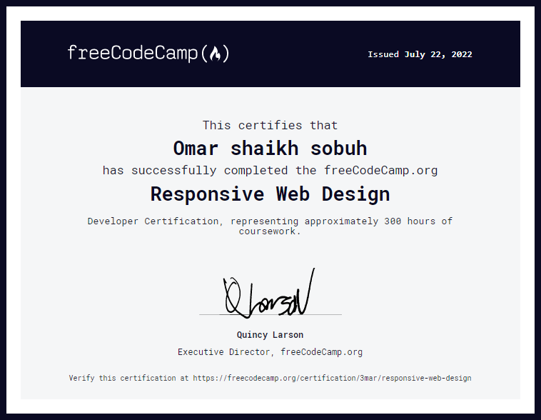 Responsive web design certification